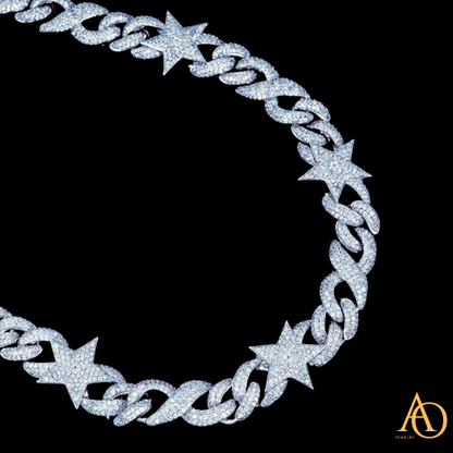 "Estrellas" Cuban Chain