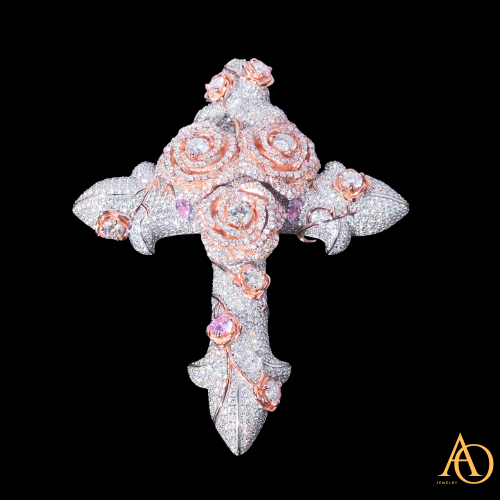 "Cruz de Rosas" Pendant